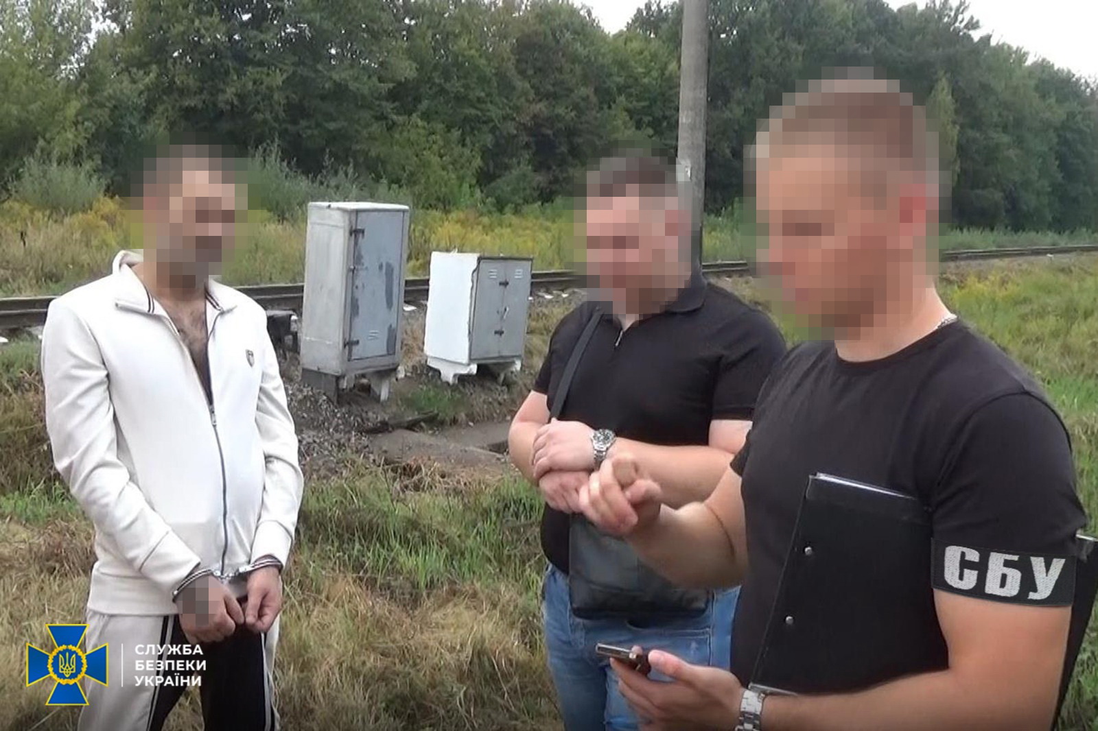Two men detained for arson of relay cabinet in Zhytomyr region