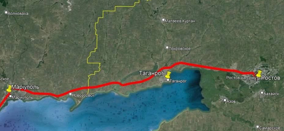 Russia launches rail route Rostov–Mariupol–Donetsk