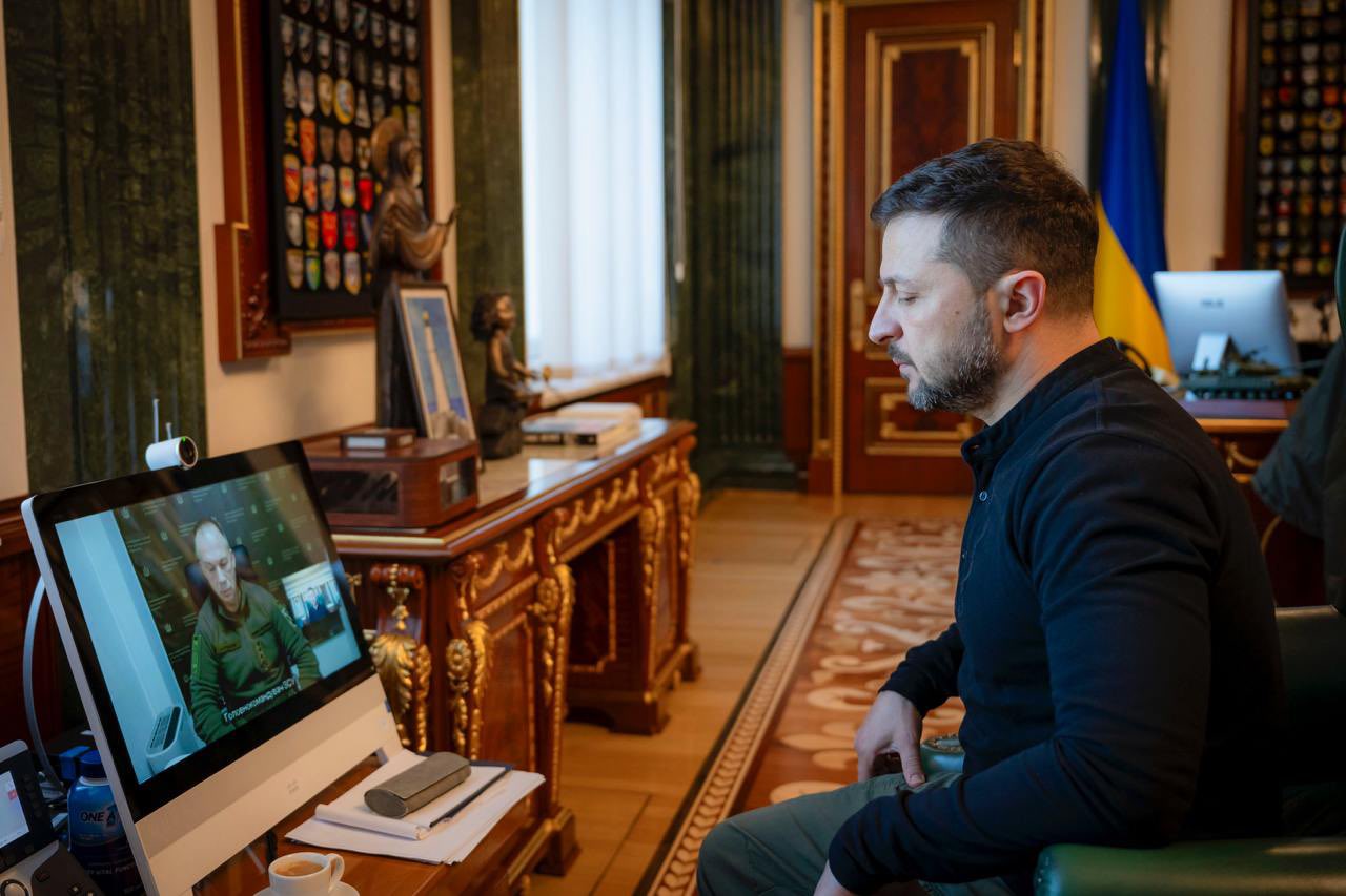 Zelensky heard the Commander-in-Chief’s briefing on front lines