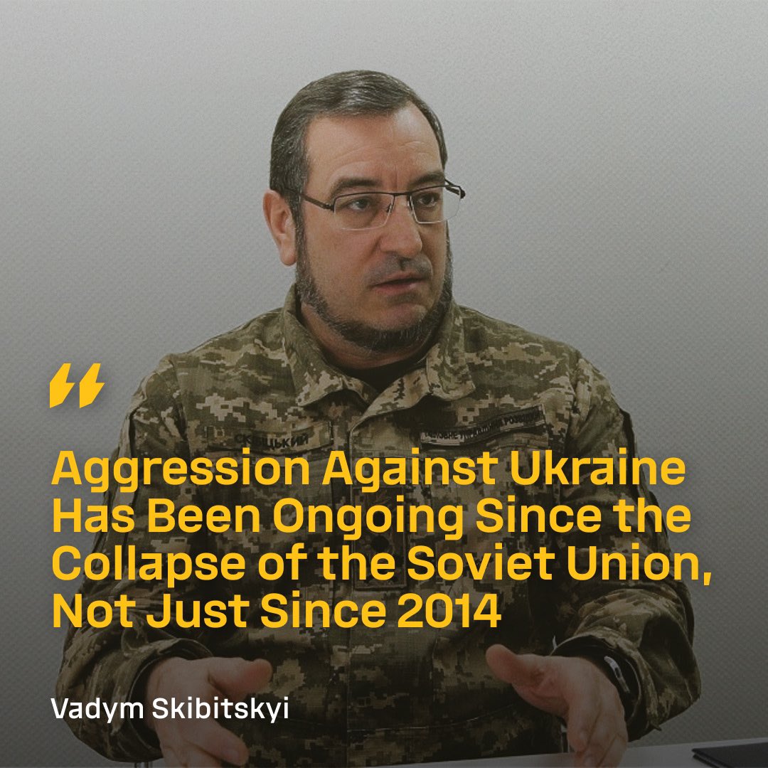 Skibitskyi: Ukraine aggression started after Soviet Union collapse, not just 2014