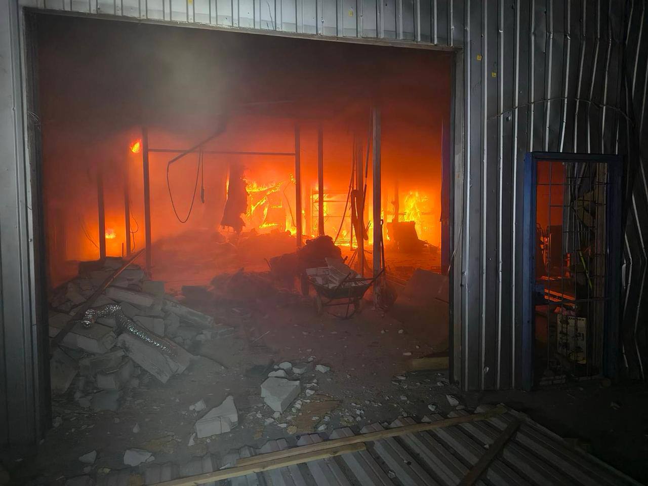 Consequences of RF attack on Brovary: enterprises, buildings, and transport damaged