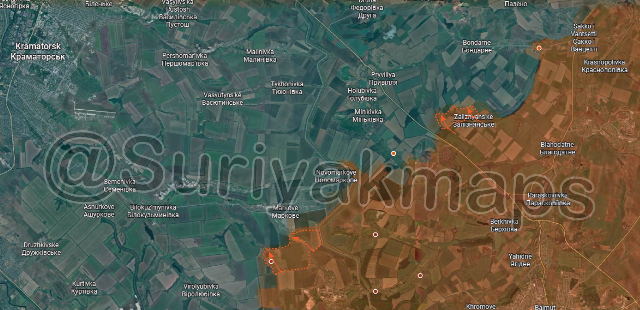 Russians advance towards Kramatorsk after 18 months of inactivity