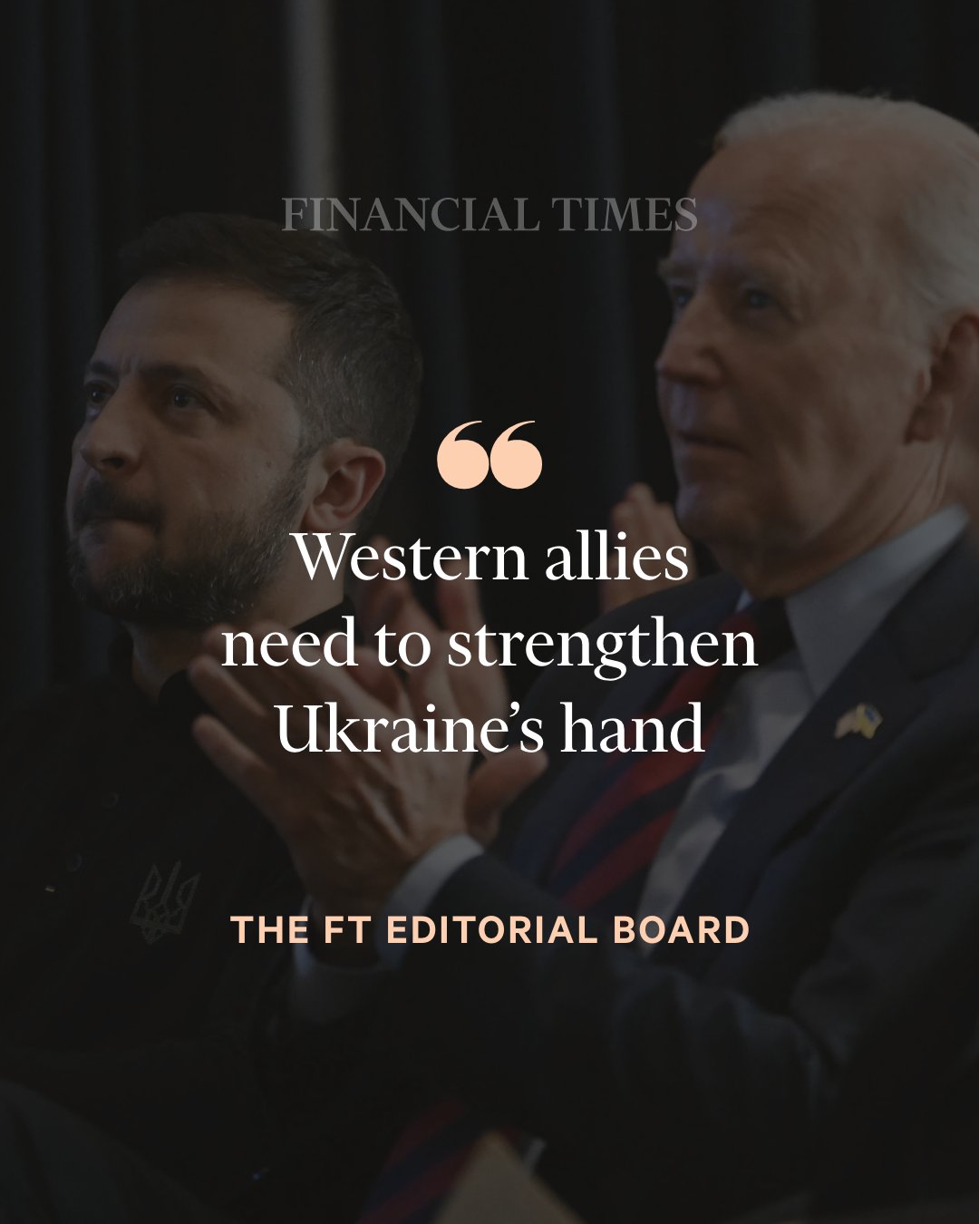 Increased support for Ukraine before a potential Trump administration