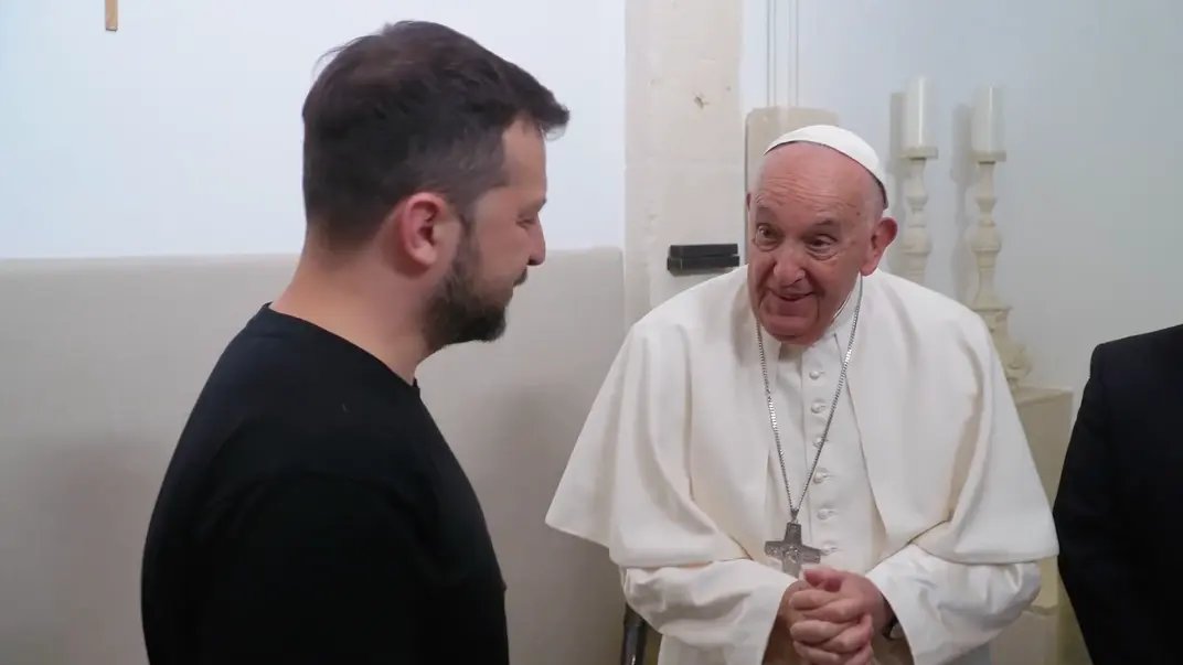 Zelensky meets Pope Francis