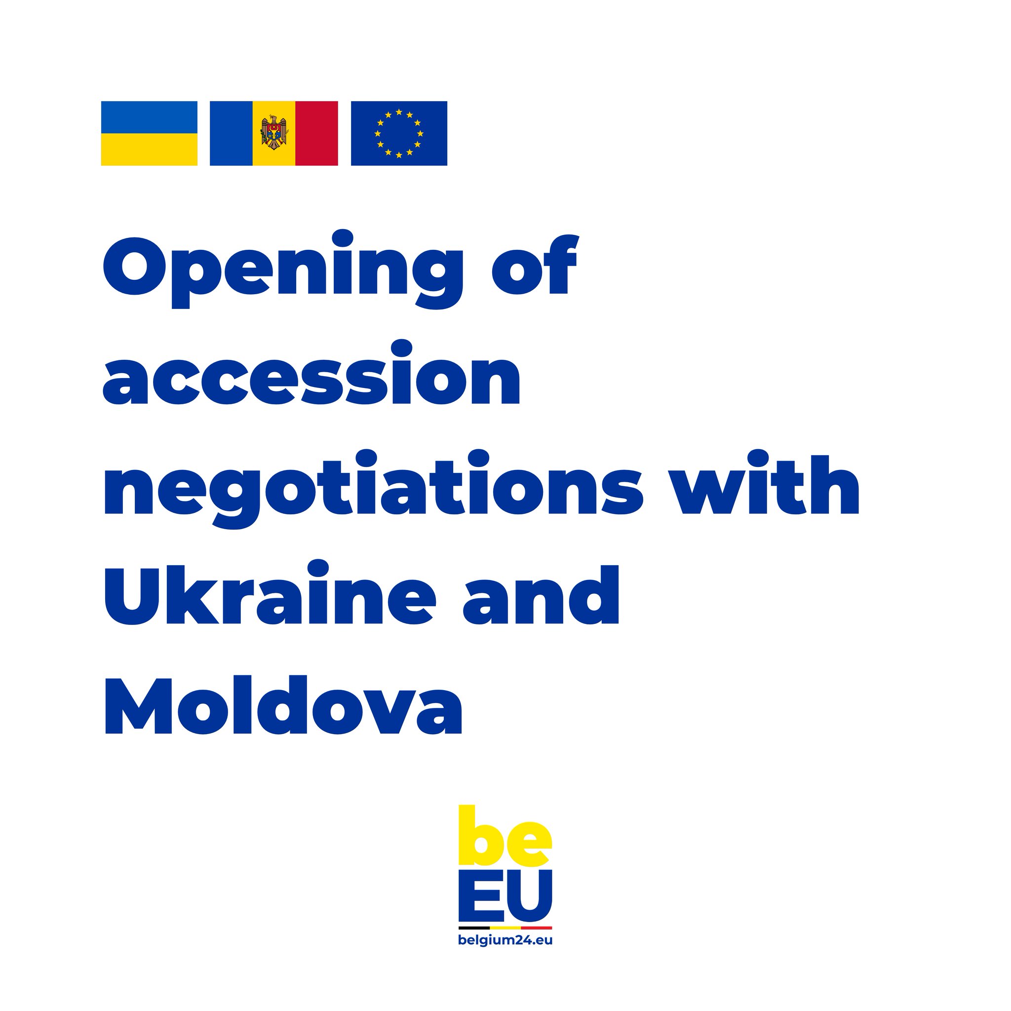 EU Council approves negotiation framework for Ukraine, Moldova
