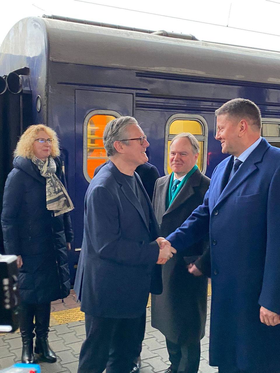 UK Prime Minister arrives in Ukraine