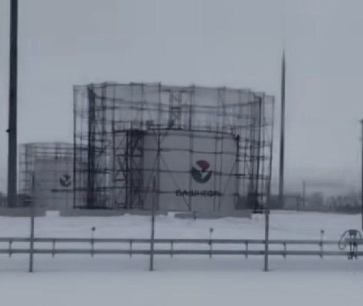 Russians fit refineries with nets against kamikaze drone attacks