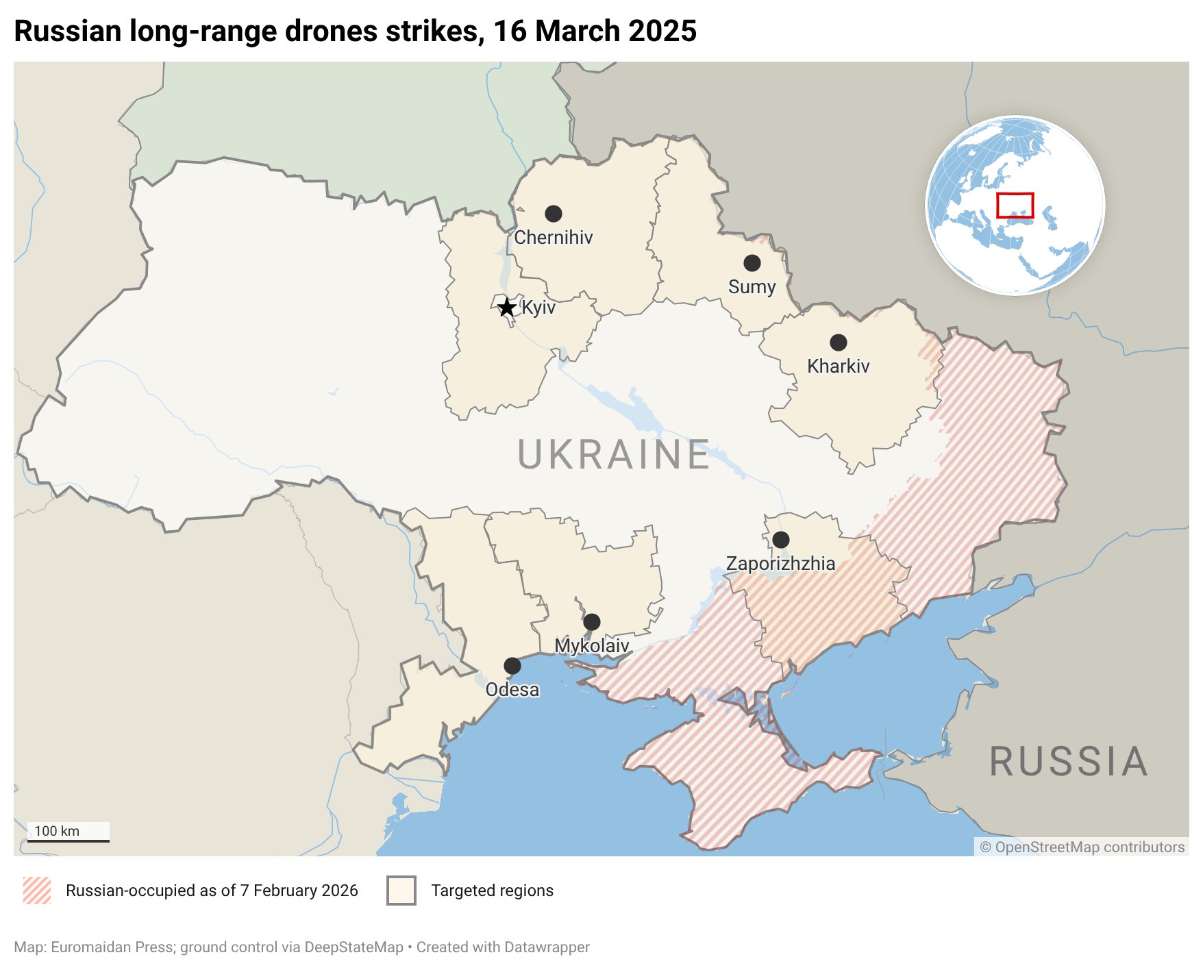 Unusual Russian attacks after midnight; victims in Zaporizhzhia