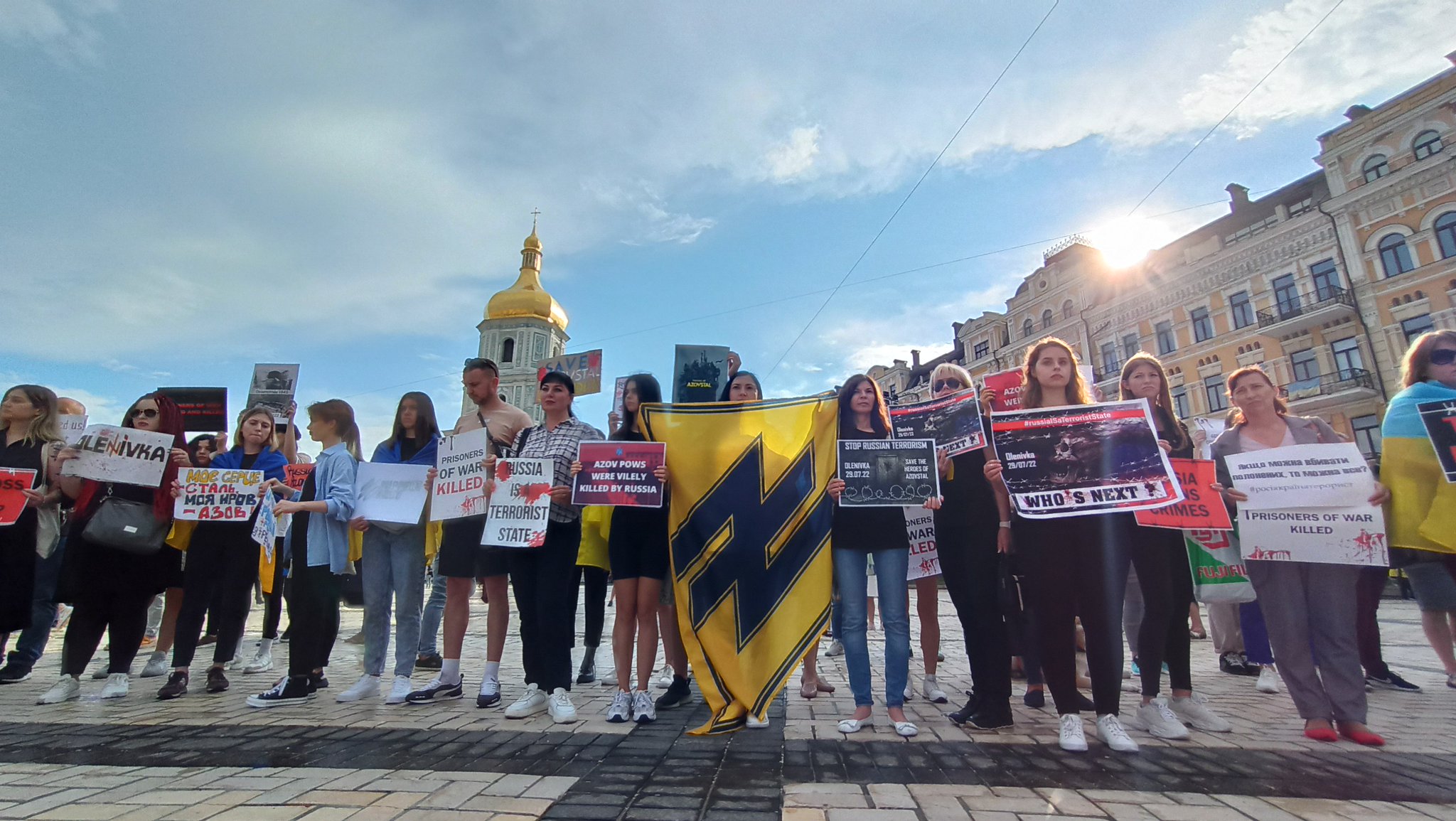 Olenivka — a new Auschwitz (demo) on Sofia Square