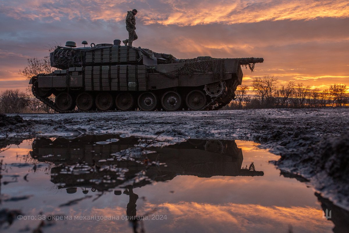 Leopard 2A4 tank of the 33rd Mechanized Brigade