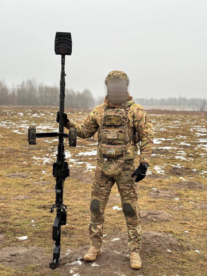 12.7-mm DShKM-TK Heavy Machine Gun in Service with Ukrainian SOF