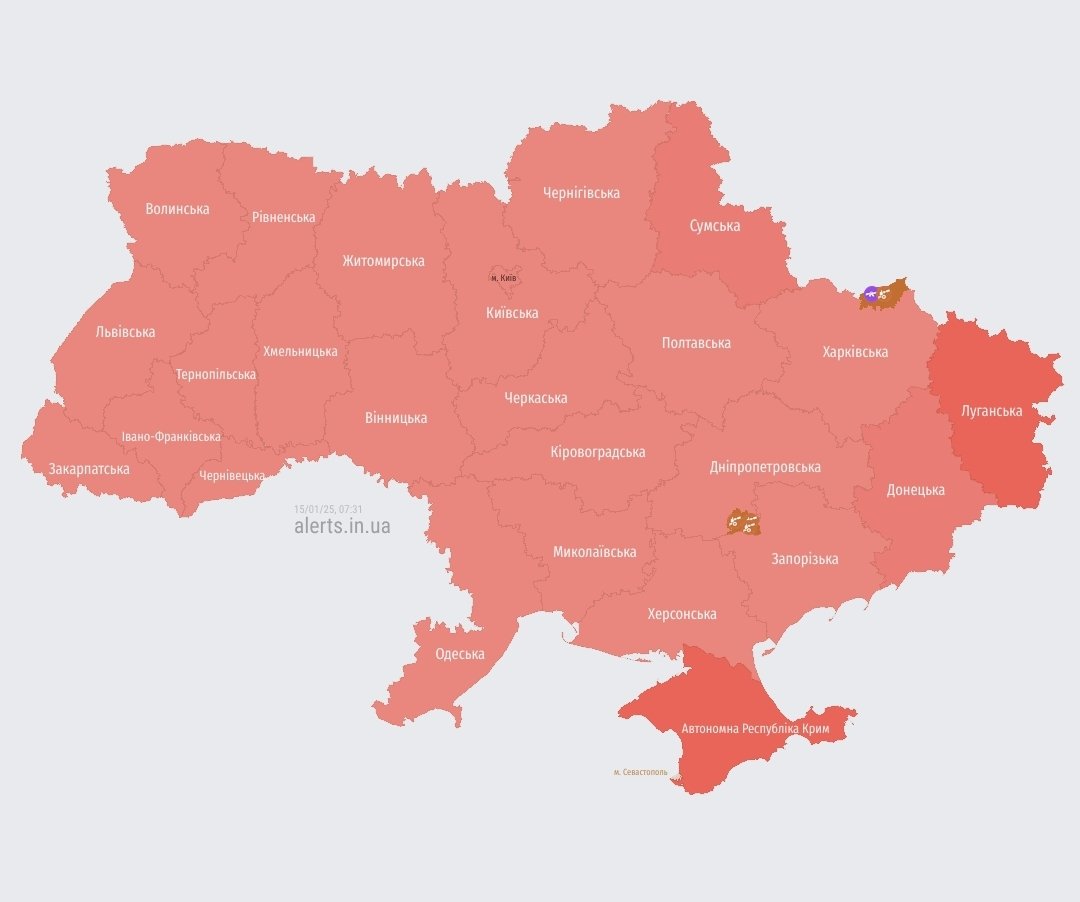 Massive Russian missile attack on Ukraine this morning