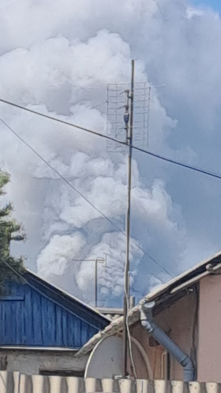 Explosions in temporarily occupied Sorokyne
