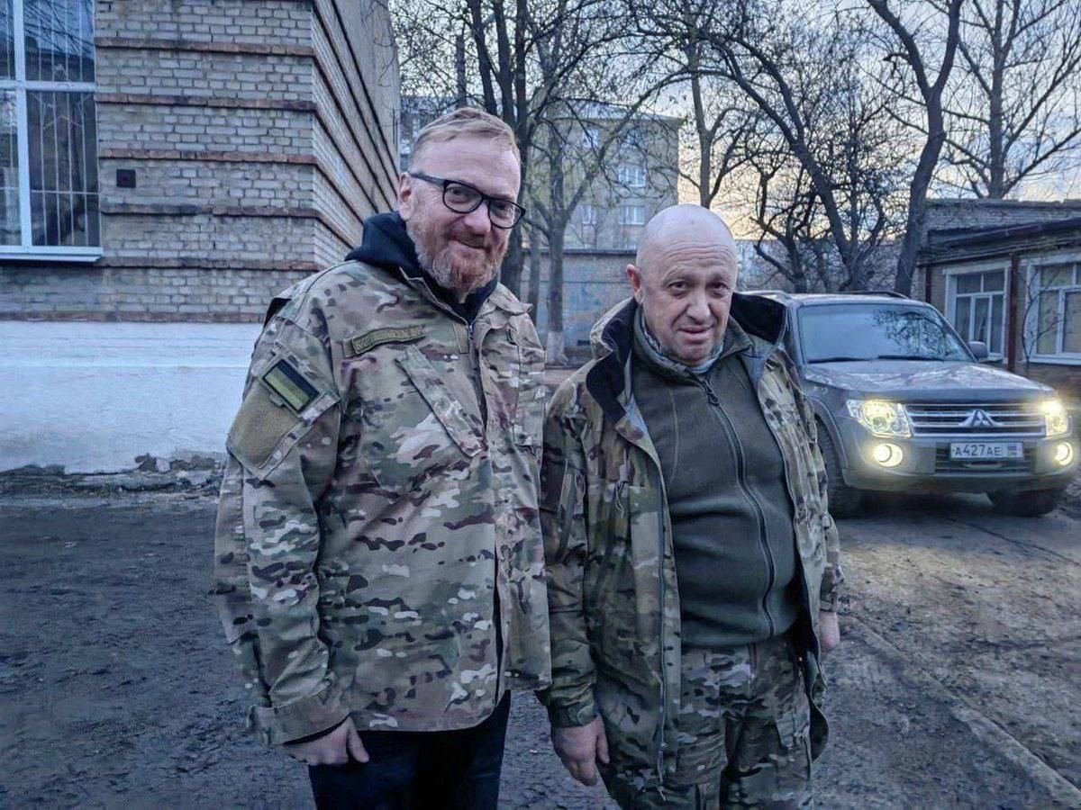 Prigozhin and Milonov arrive in Donetsk People’s Republic