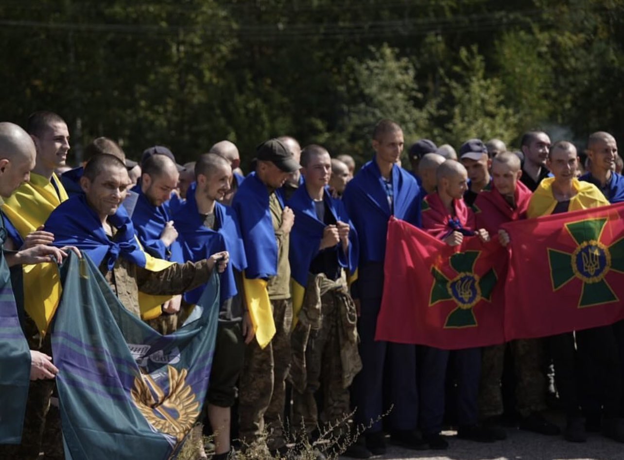115 Ukrainian defenders returned from Russian captivity on Independence Day