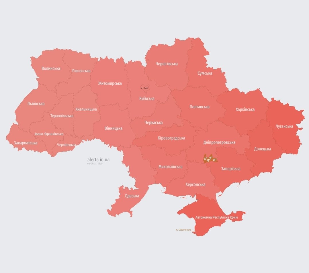 Massive Russian missile strike on Ukraine