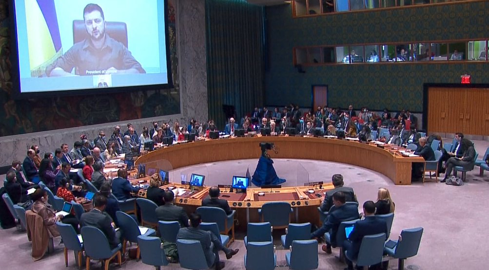 Zelensky at UN: Risk to International Aid