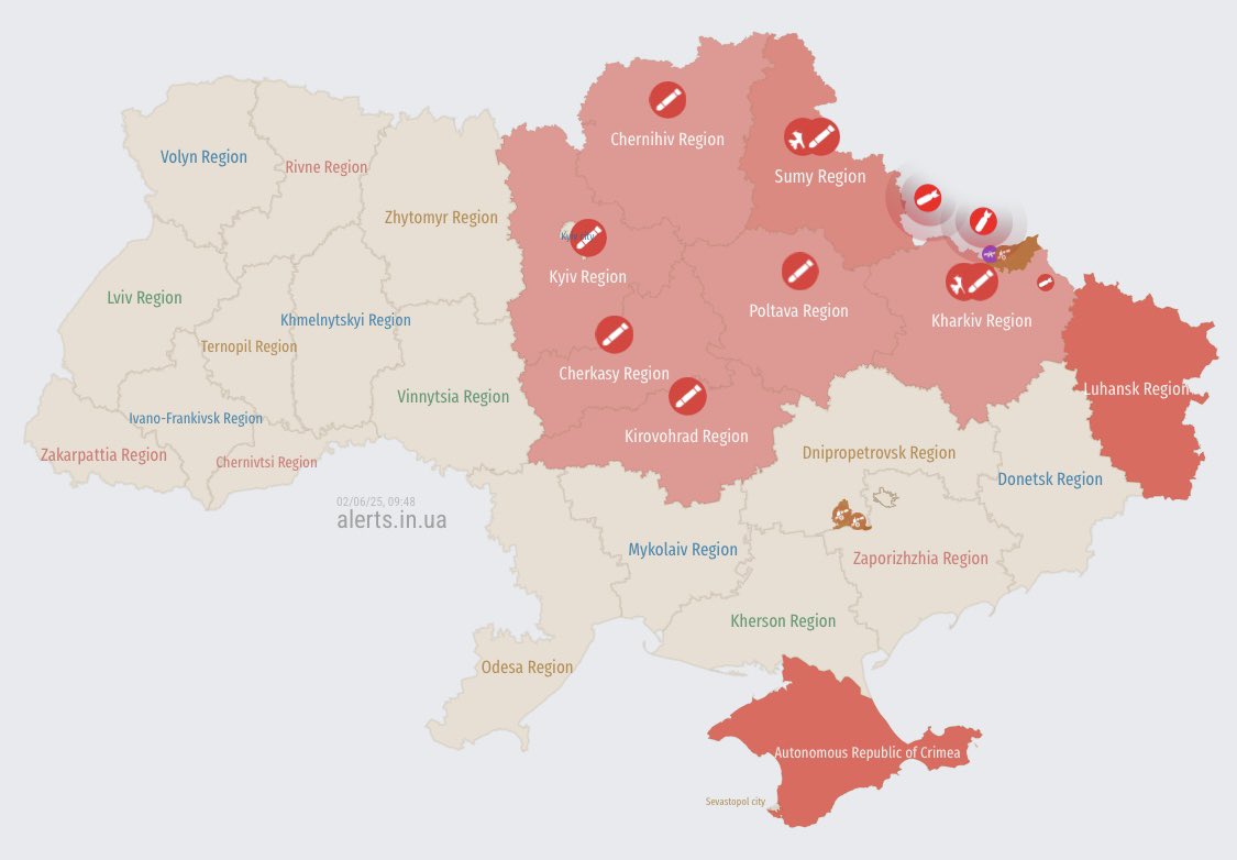 High threat of Russian ballistic missiles