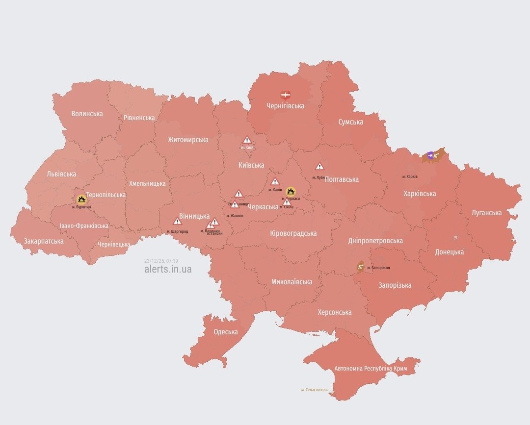 Massive Russian attack on Ukraine