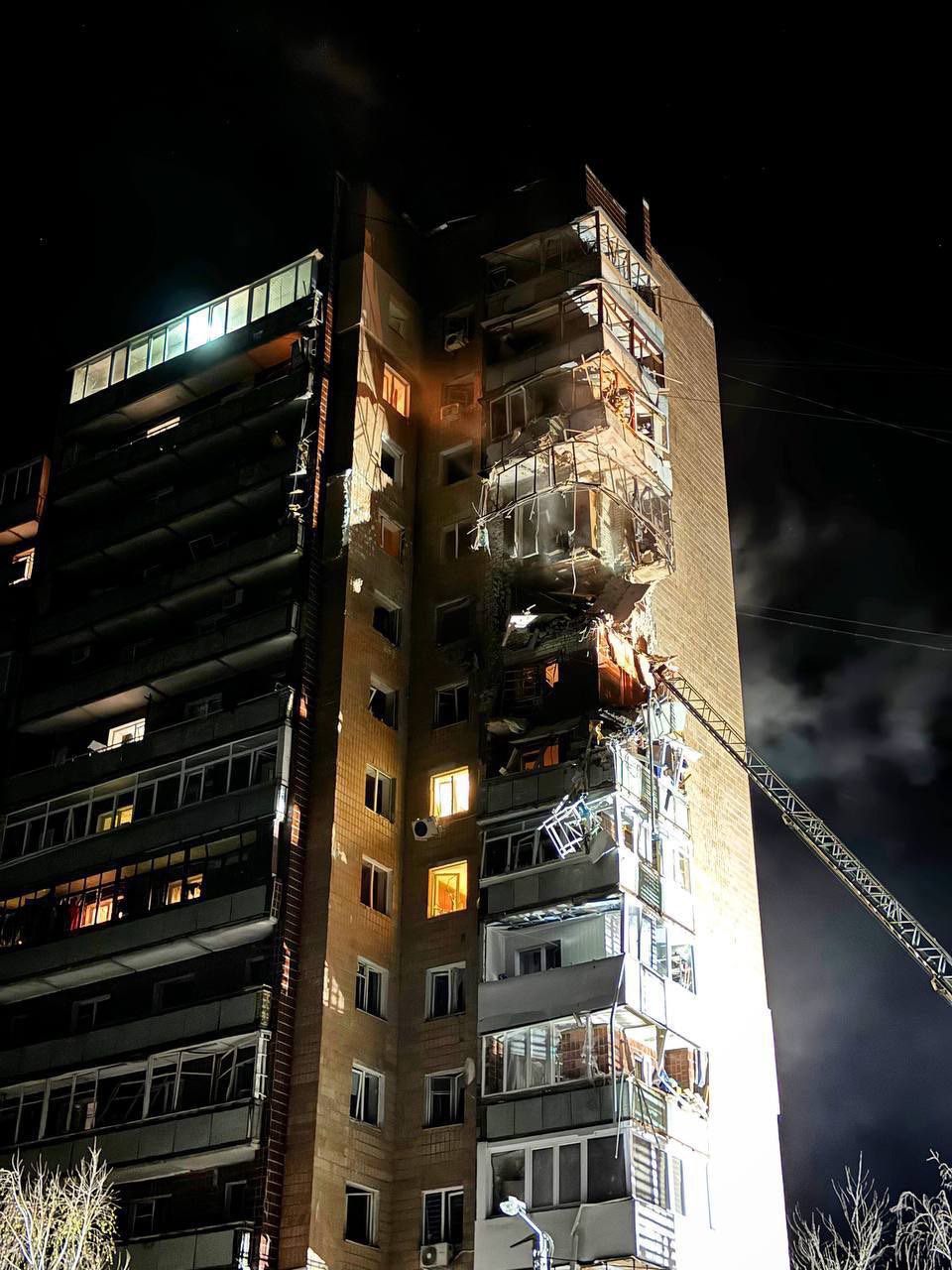 Russian drones hit Kharkiv; 4 dead, 3 rescuers