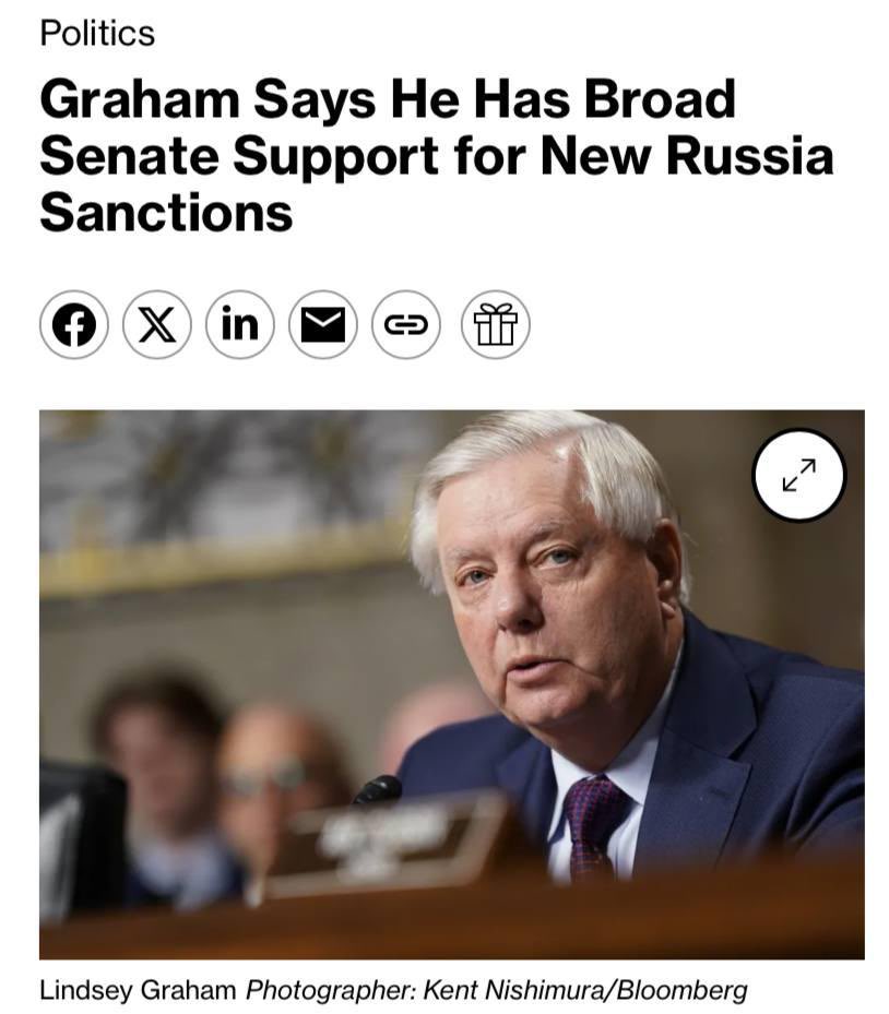 72 senators back ‘bone-crushing’ Russia sanctions and tariffs unless talks