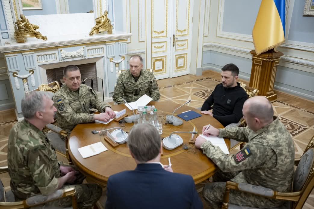 Zelensky Meets UK Defense Chief’s Delegation