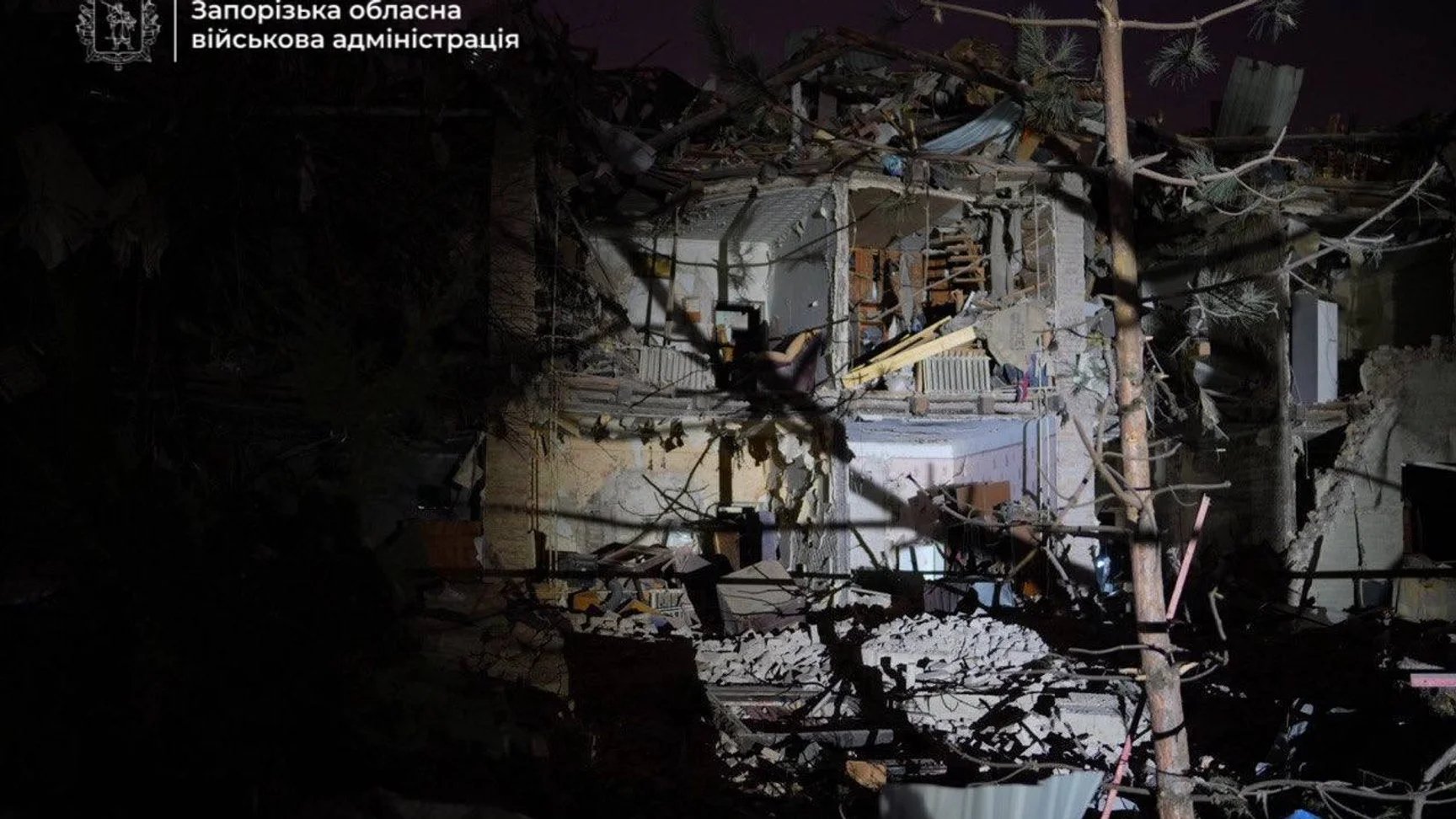Overnight attack on Zaporizhzhia injures 31, including baby