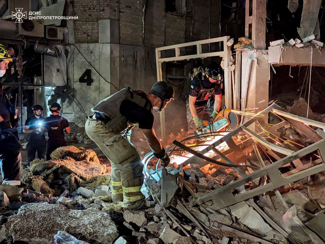 At night, rescuers recovered another body