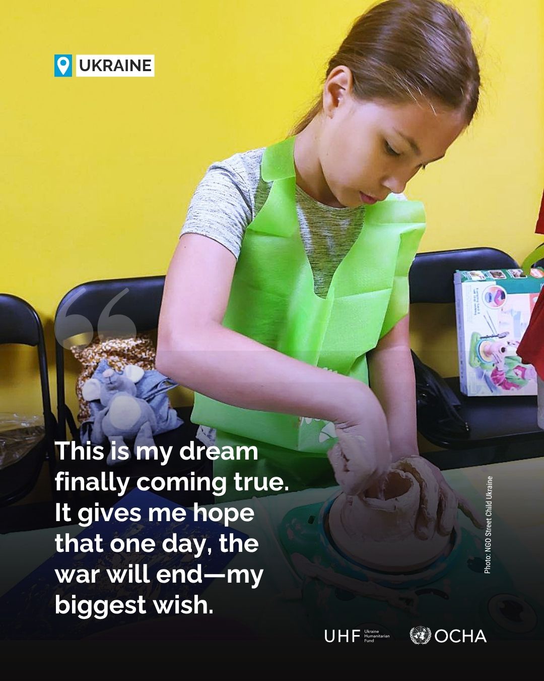 War-Displaced Ukrainian Girl Finds Hope Through Creative Workshops