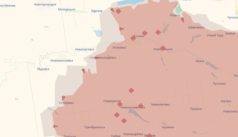 Russia occupies Novooleksandrivka and advances toward Nosovergyivka, Kotliarivka and Uspenivka