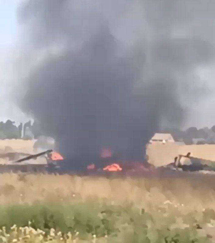 Ukrainian forces shoot down Russian Mi-8 near Donetsk