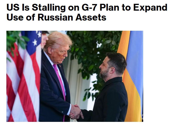 US refuses to back G7 plan for $140B Russian assets to Ukraine
