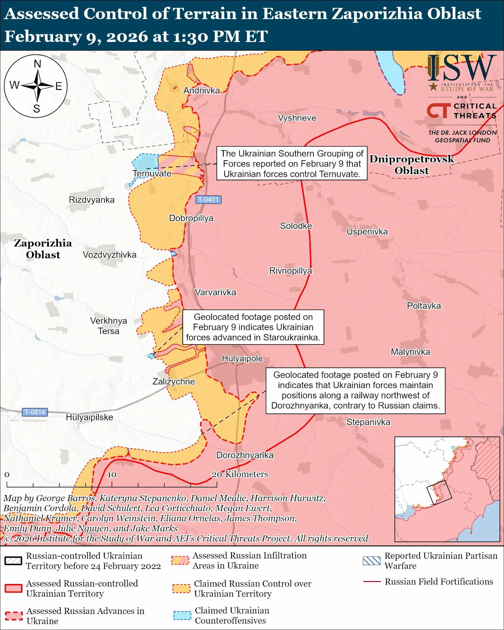 Russia likely faked Ukrainian counteroffensive near Zaporizhzhia