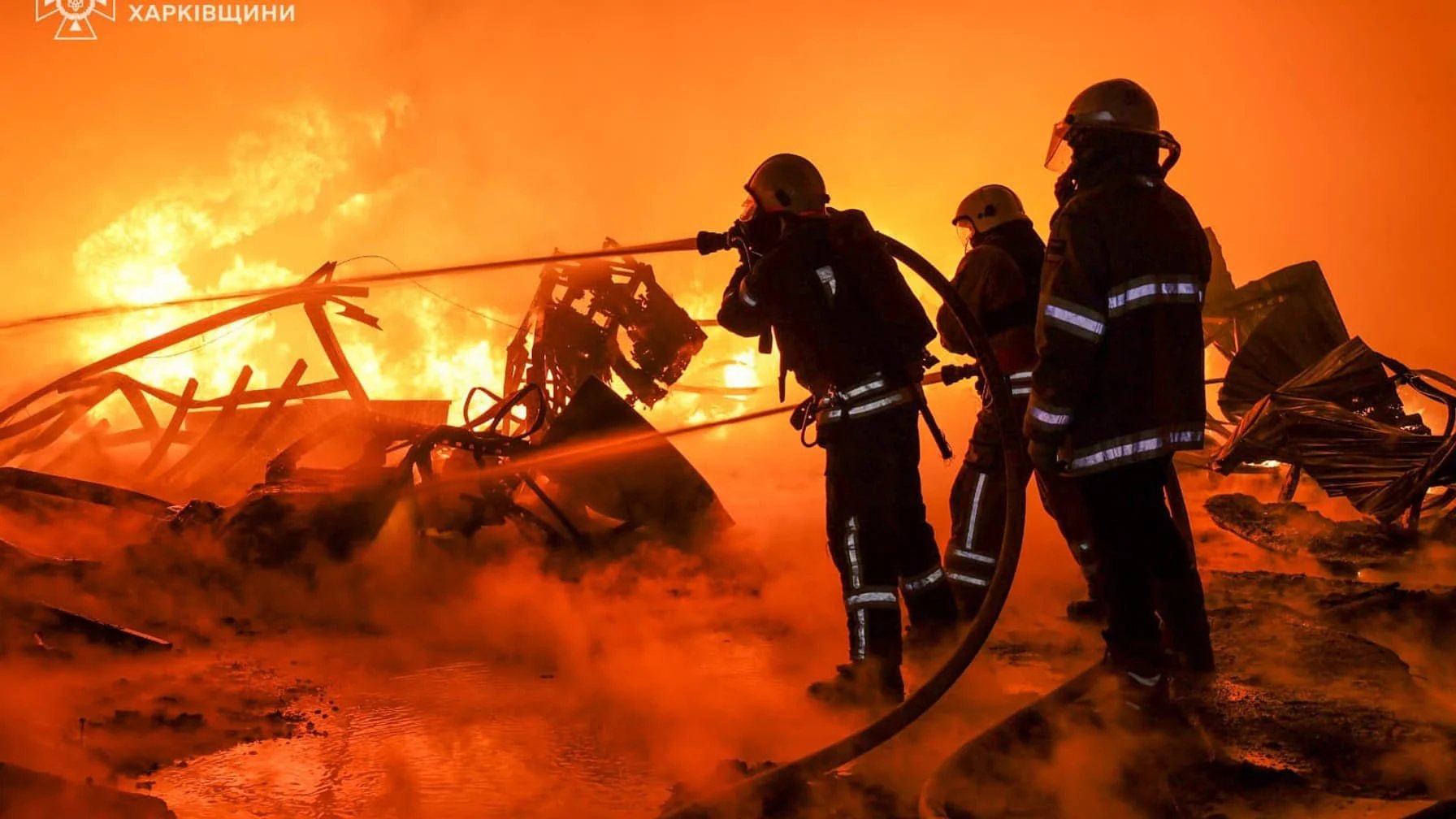 Four injured after overnight Shahed drone attack in Kharkiv