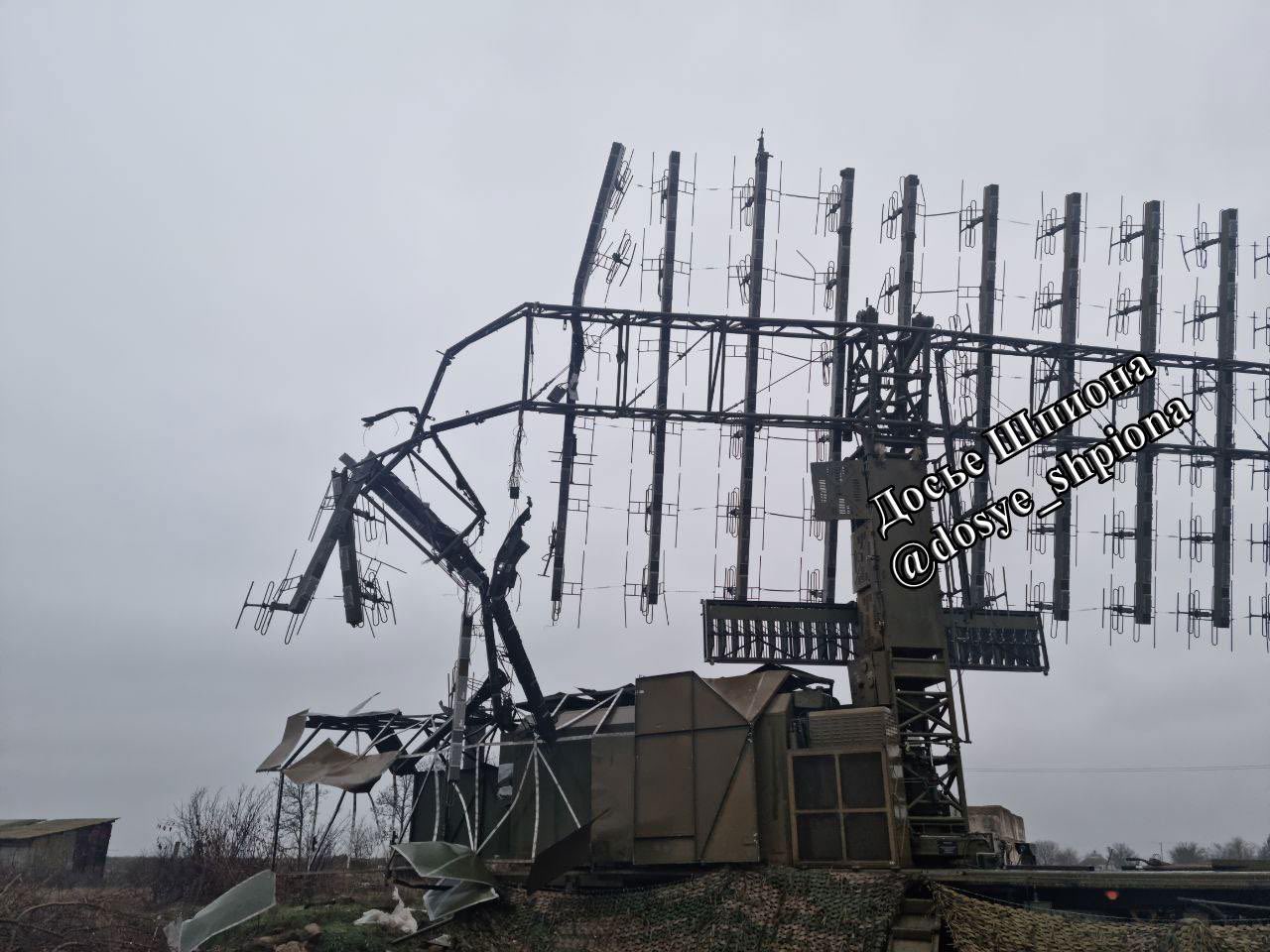 Destruction of a radar station and a diesel power plant near Kherson (12 words max)