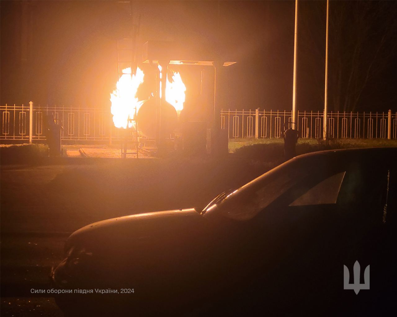 Consequences of missile strike on Odesa region