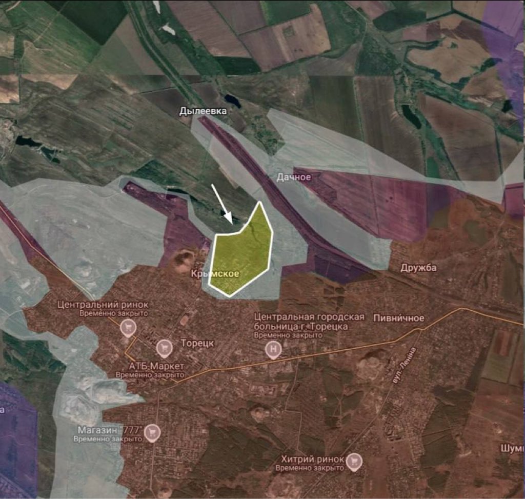 Ukrainian forces retake Krymske in Donetsk