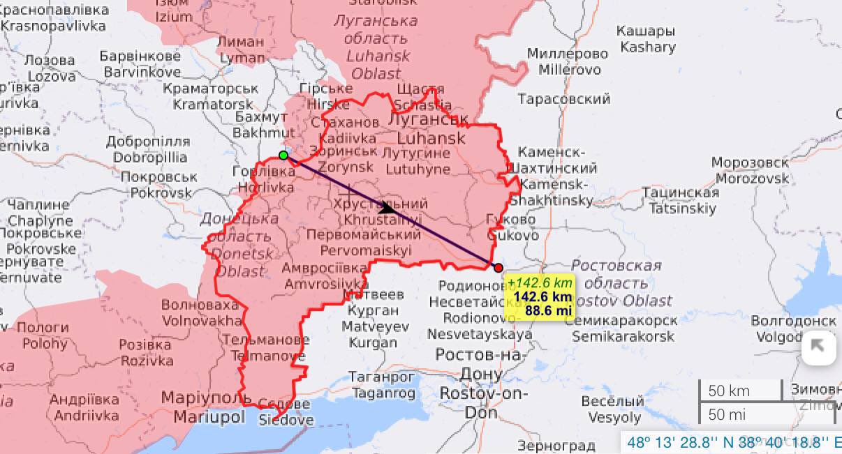 Ukraine struck with a kamikaze drone 142 km from front