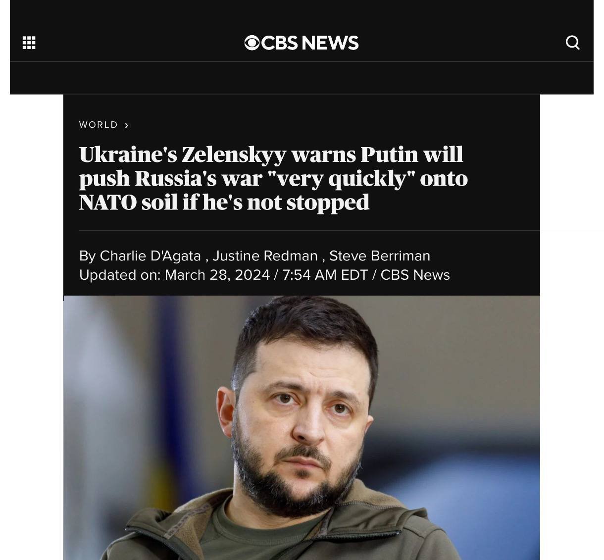 Zelenskyy warns of imminent Russian offensive