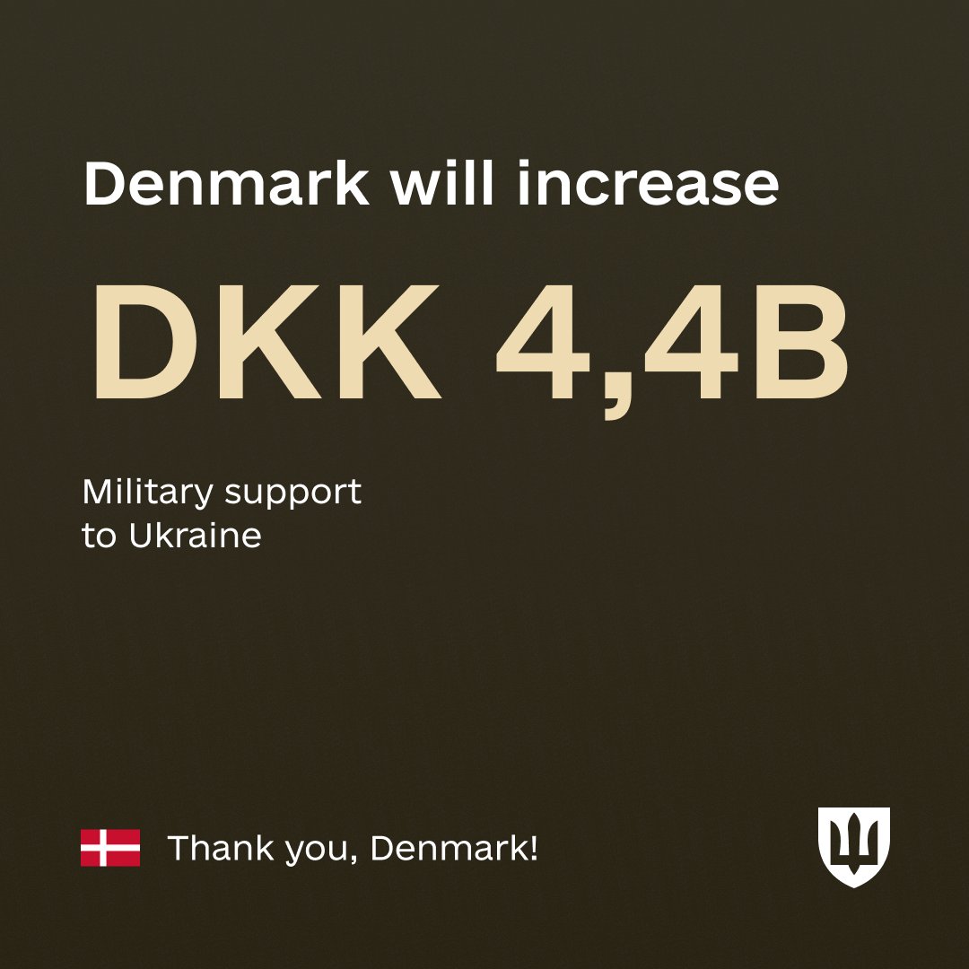 Denmark to Support Ukraine with $633M