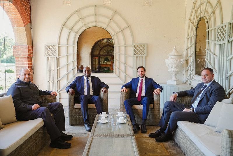 Yermak and Umerov meet Lammy and Vance