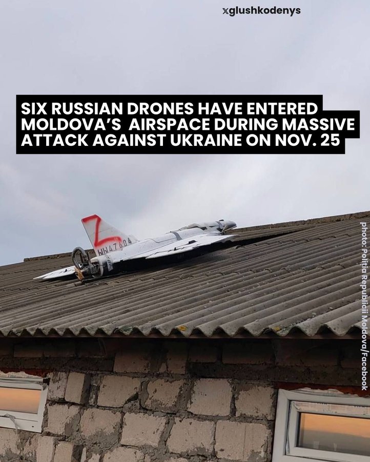 Russian drones enter Moldovan airspace