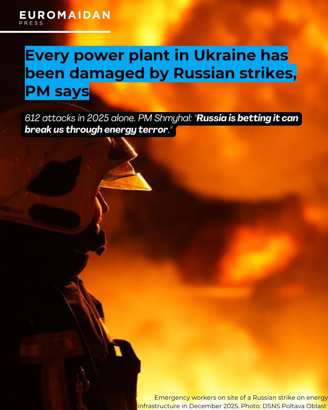 All Ukrainian power plants damaged by Russian attacks (short)