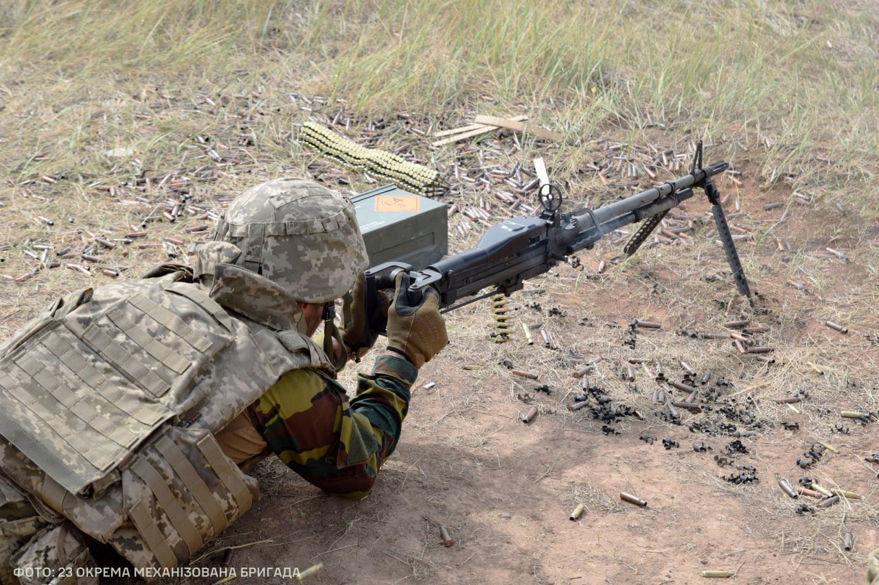 M60D door gun in service with 23rd Separate Mechanized Brigade