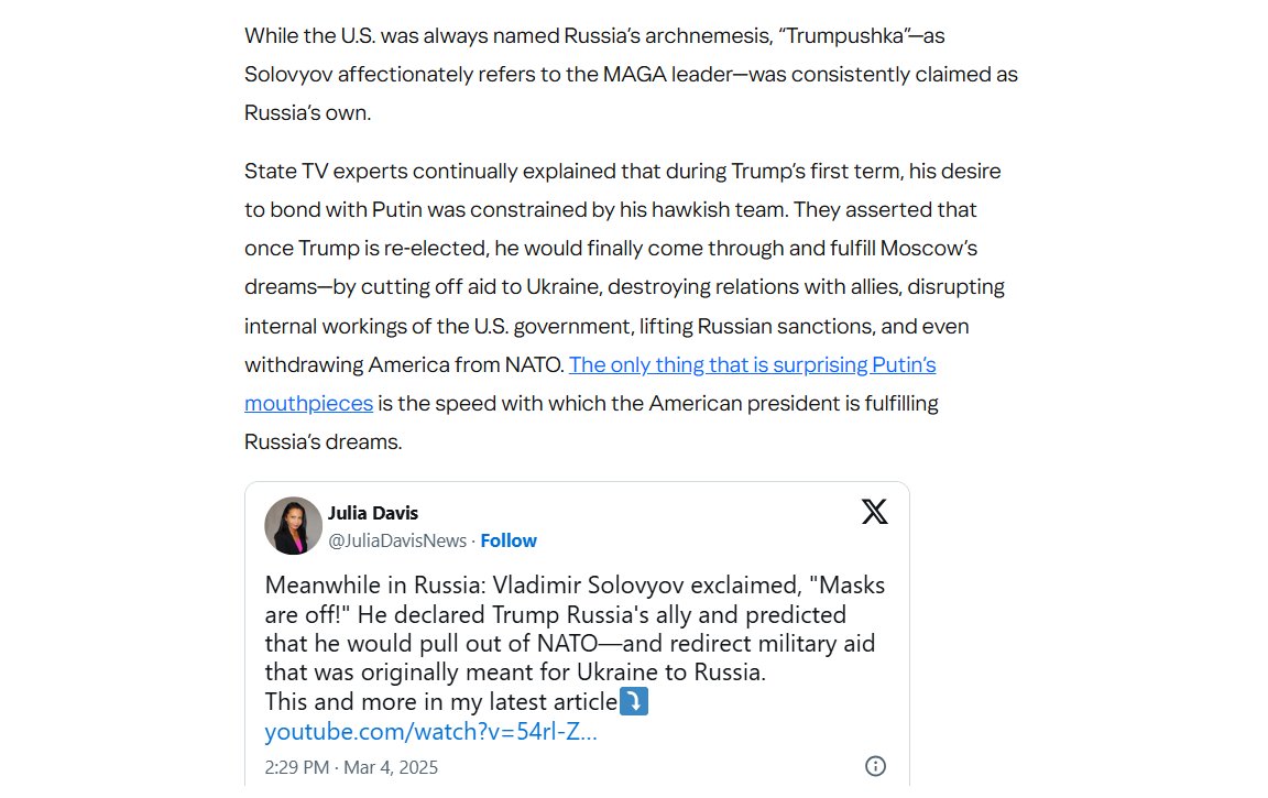 Russie prédit les actions de Trump en 2025