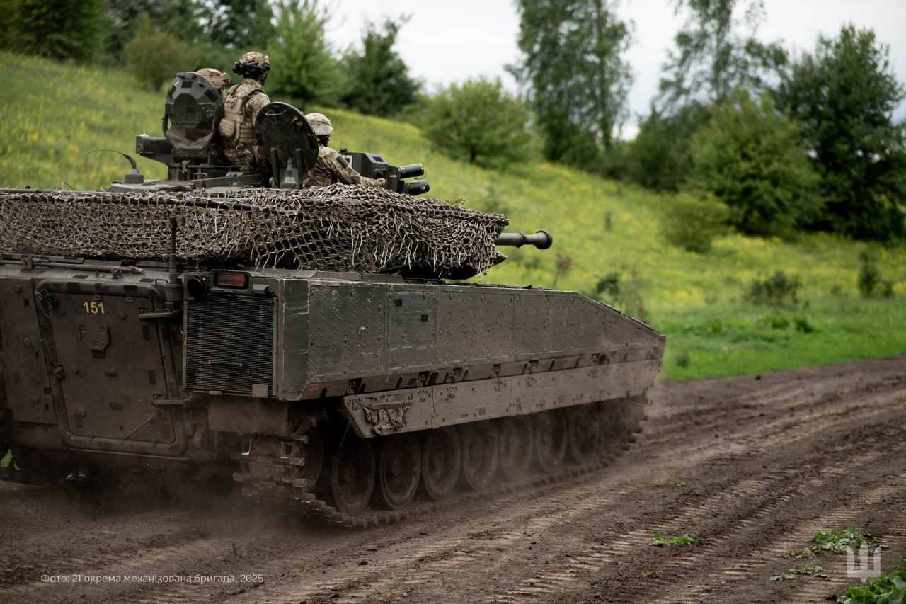 CV-90 IFV in service with the 21st Mechanized Brigade