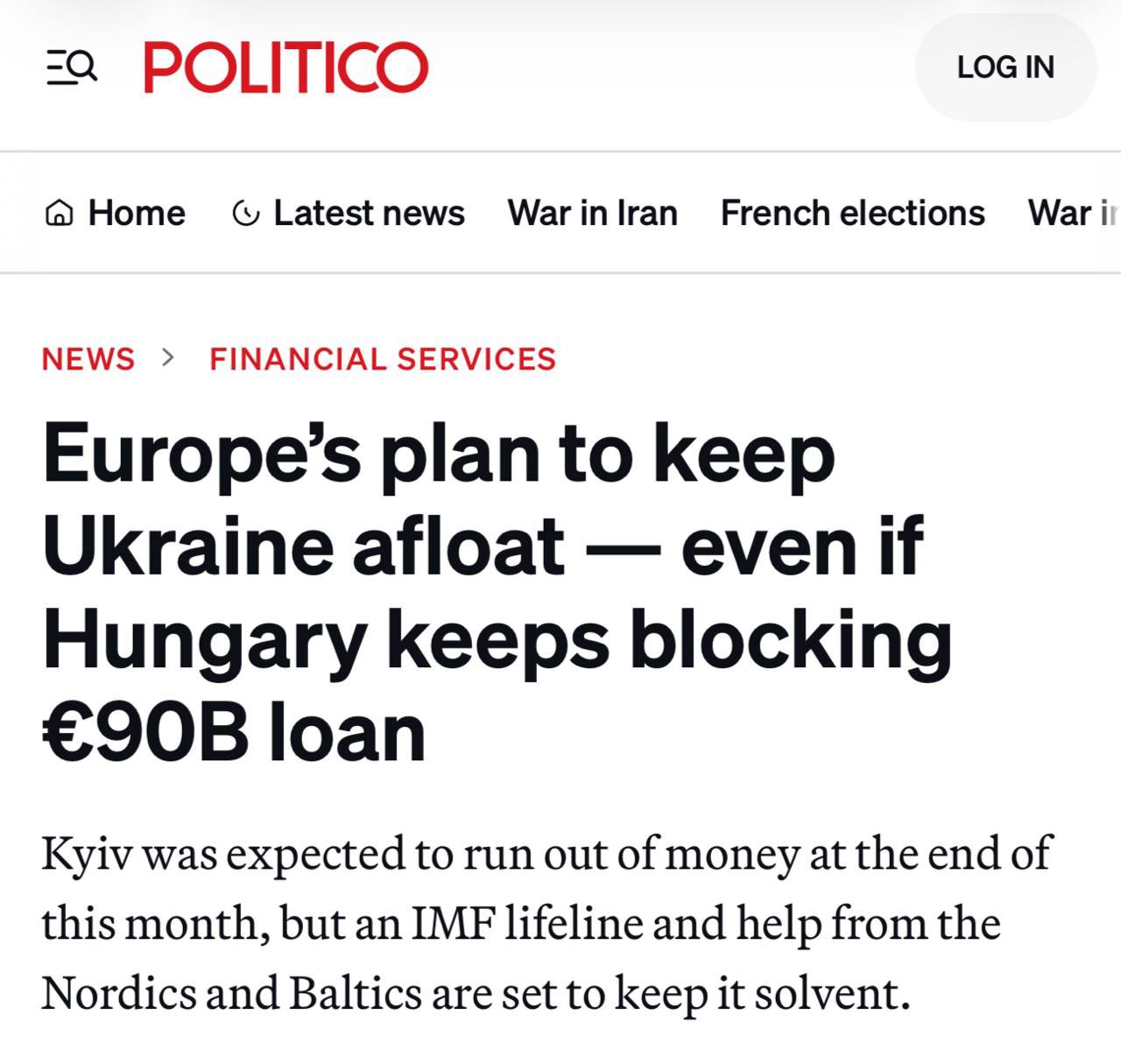 EU support for Ukraine continues despite Hungary and Slovakia blocking loan