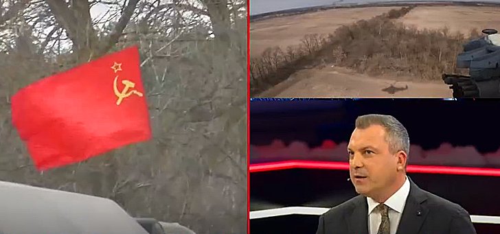 Russian state media calls for Soviet flags atop Kremlin replacing Ukrainian and Russian
