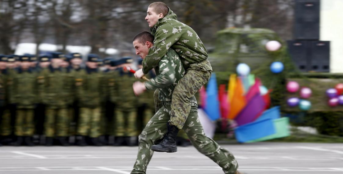 Belarus conducts troop rotation near Ukraine border
