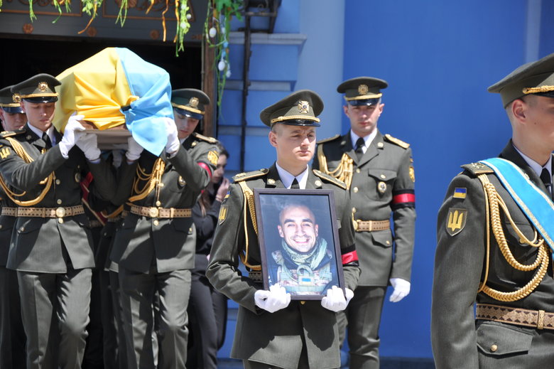 Farewell to Oleksandr Mahov in Kyiv: video and photos